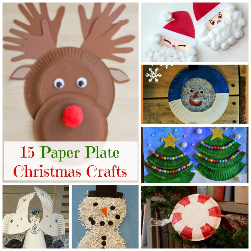 Easy Christmas Arts And Crafts
 Paper Plate Christmas Crafts How Wee Learn