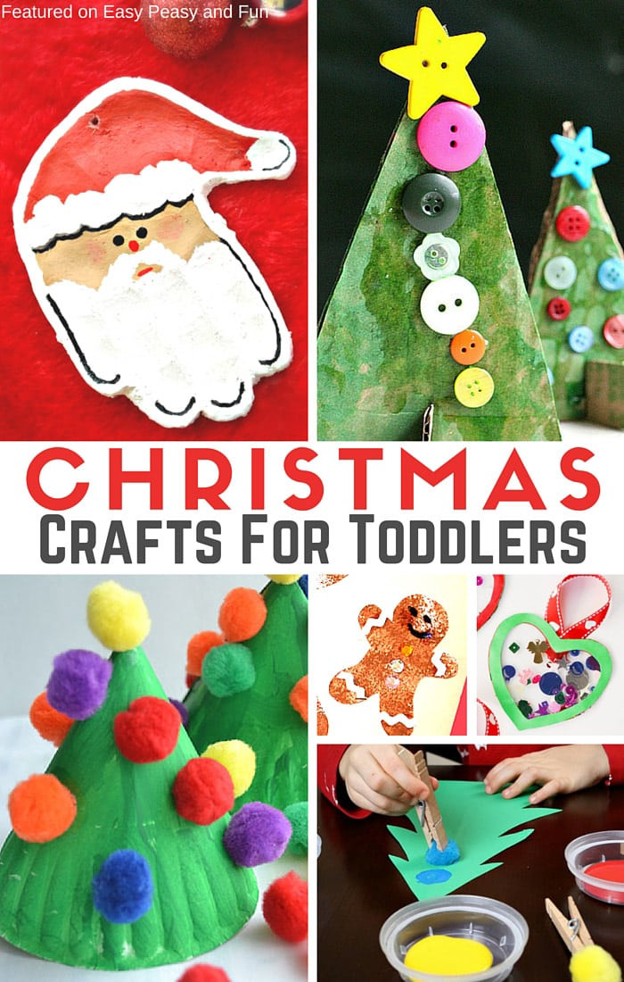 Easy Christmas Arts And Crafts
 Simple Christmas Crafts for Toddlers Easy Peasy and Fun
