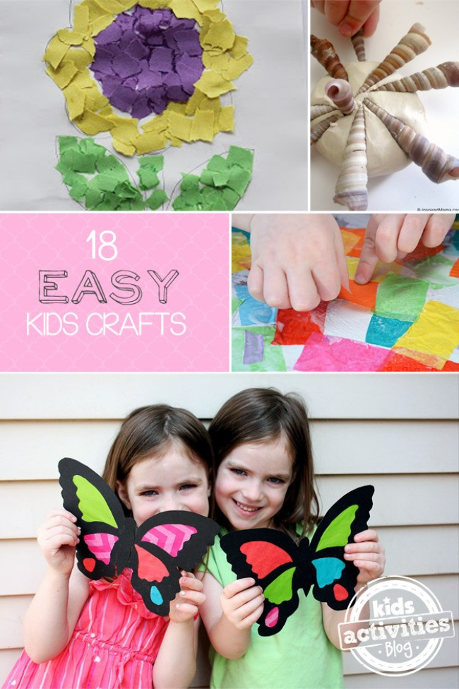 Easy Craft For Toddlers
 18 Easy Crafts for Kids