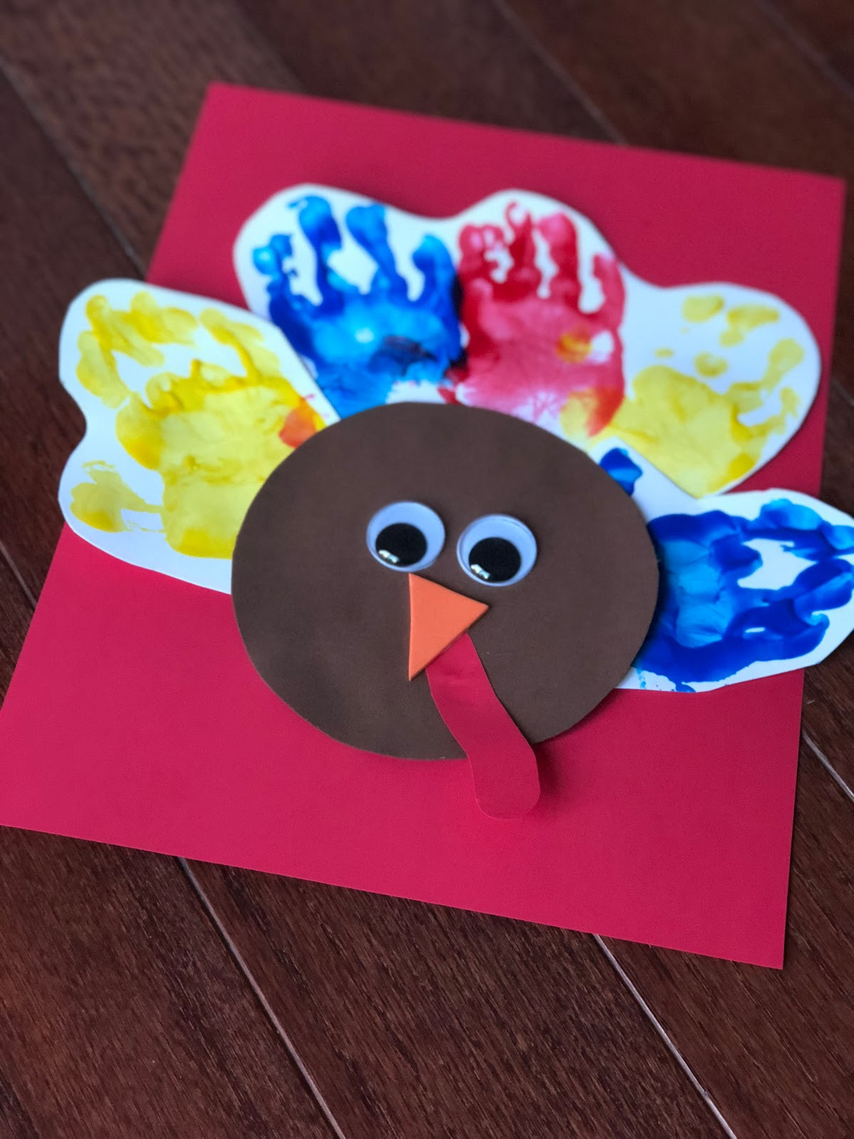Easy Craft For Toddlers
 Toddler Approved Easy Handprint Turkey Craft for Toddlers