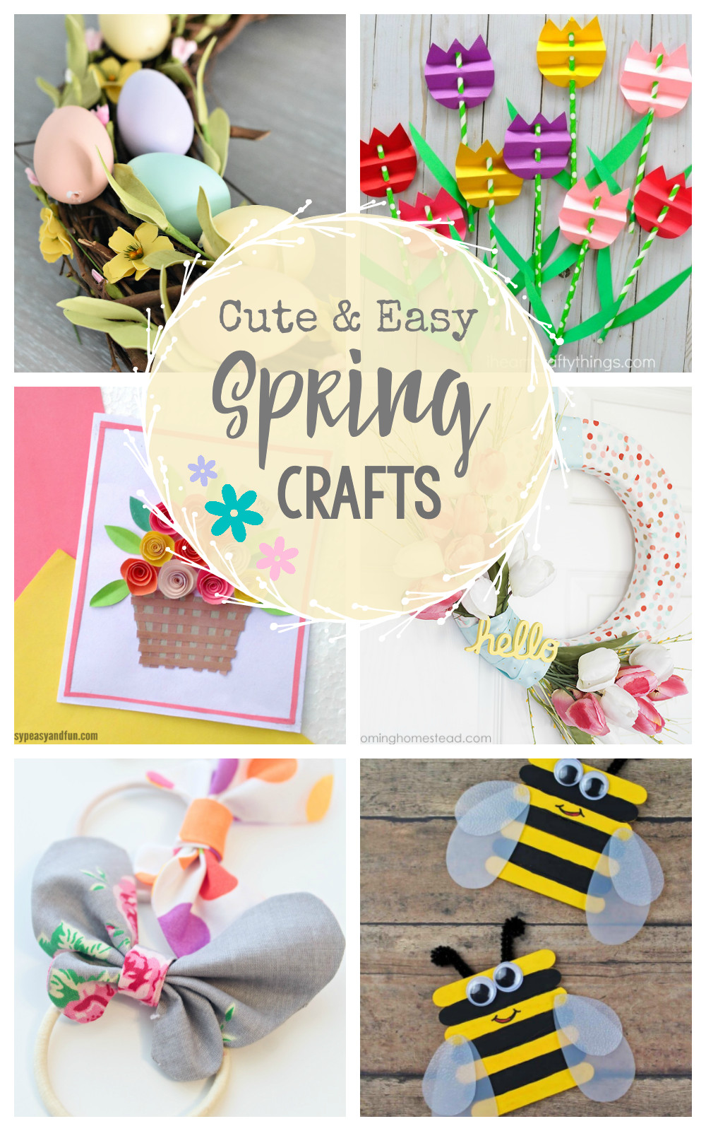 Easy Craft Gifts
 Cute & Easy Spring Crafts to Make Crazy Little Projects