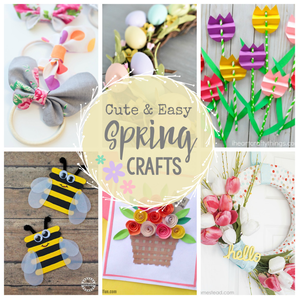 Easy Craft Gifts
 Cute & Easy Spring Crafts to Make Crazy Little Projects