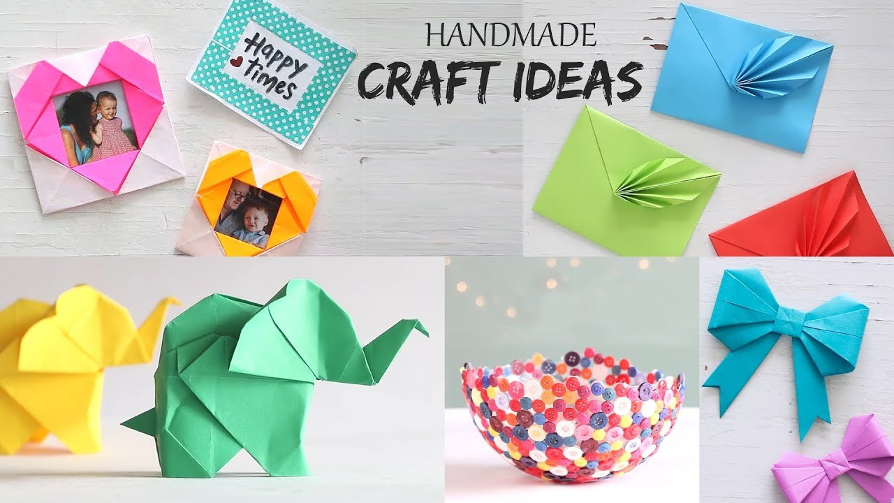 Easy Craft Gifts
 5 Easy Handmade Craft Ideas Handcraft