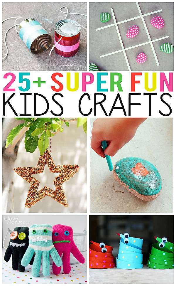 Easy Craft Ideas For Toddlers
 25 Super Fun Kids Crafts Eighteen25