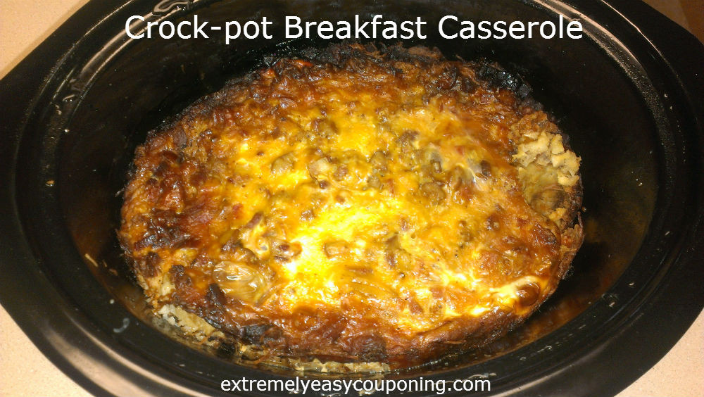 Easy Crock Pot Breakfast Casseroles
 Extremely Easy Couponing Crock pot Breakfast Casserole Recipe