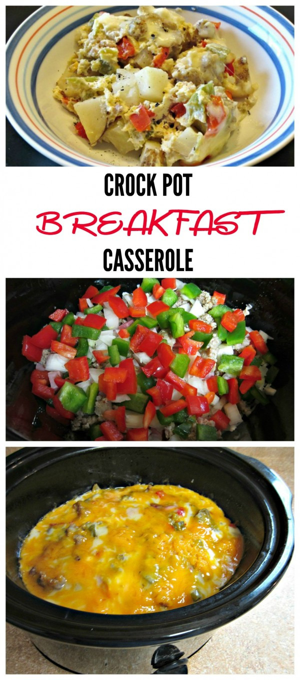 Easy Crock Pot Breakfast Casseroles
 Breakfast Casserole Crock Pot Love to be in the Kitchen