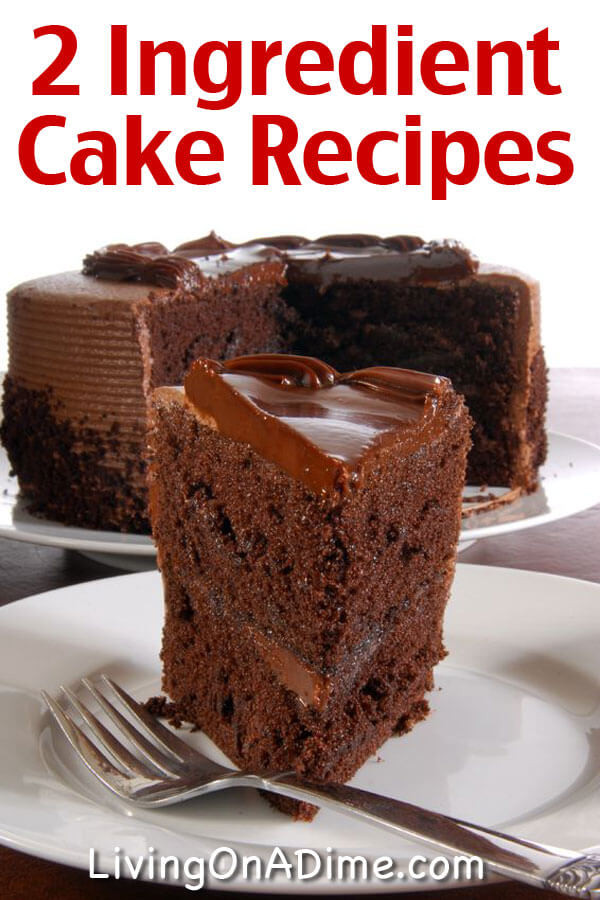Easy Dessert Recipes For Kids With Few Ingredients
 Easy Two Ingre nt Cake Recipes