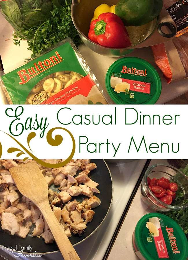 Easy Dinner Party Menu Ideas
 Easy Dinner Party Ideas Casual Italian Dinner Menu