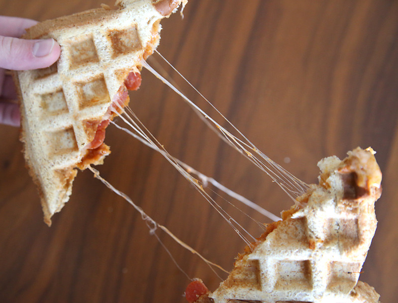 Easy Dinner Recipes That Kids Can Make
 pizza wafflewich easy recipe kids can make It s Always