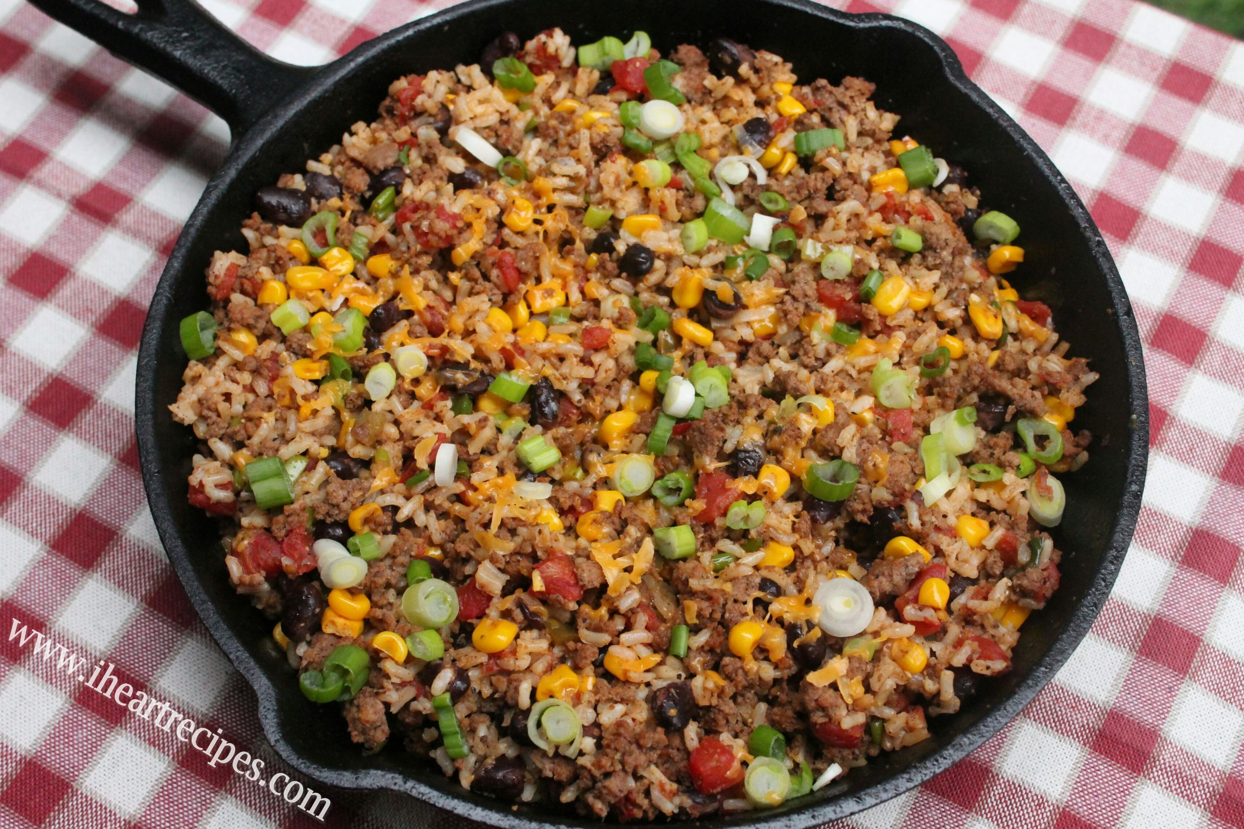 Easy Dishes With Ground Beef
 Tex Mex Ground Beef Skillet I Heart Recipes