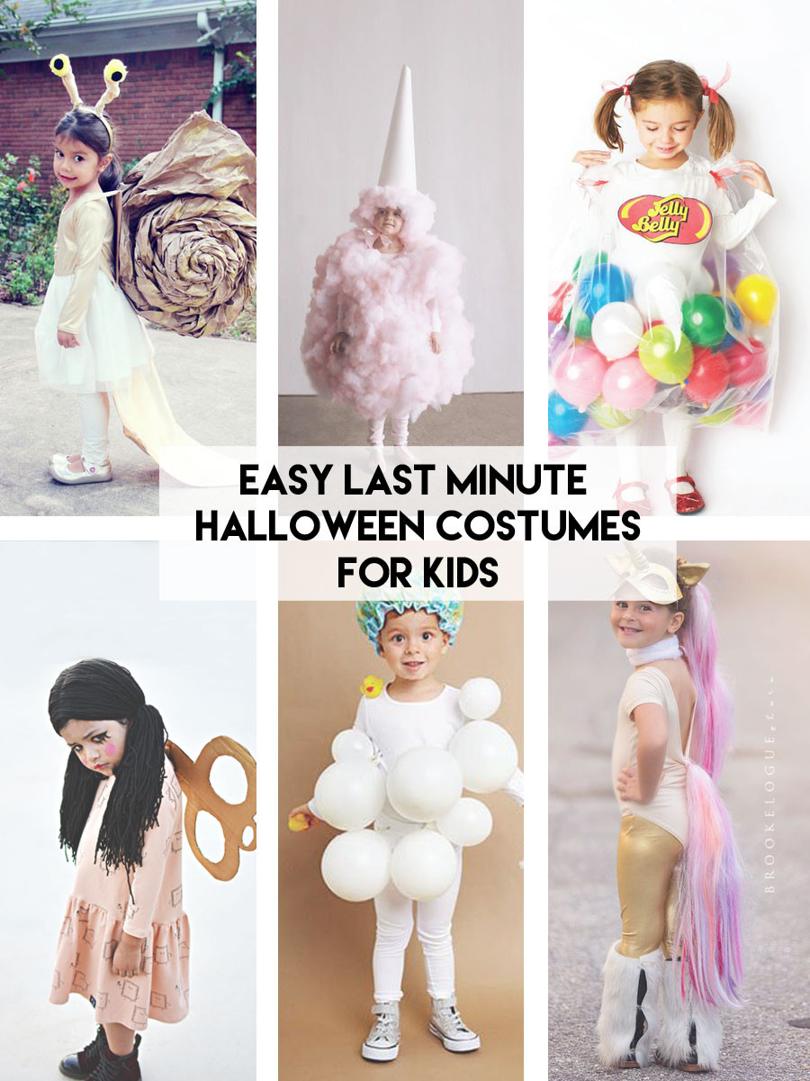 Easy DIY Costumes For Toddlers
 Easy Last Minute Halloween Costumes for Kids Little
