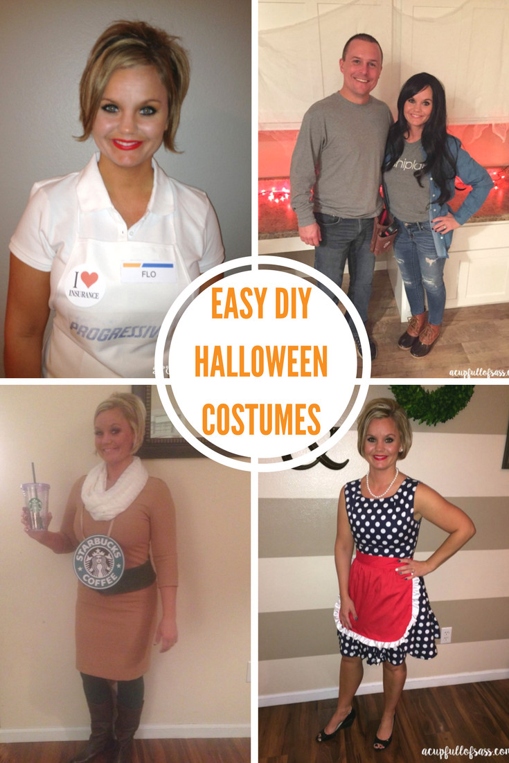 Easy DIY Couple Costumes
 DIY Halloween Costume Ideas A Cup Full of Sass