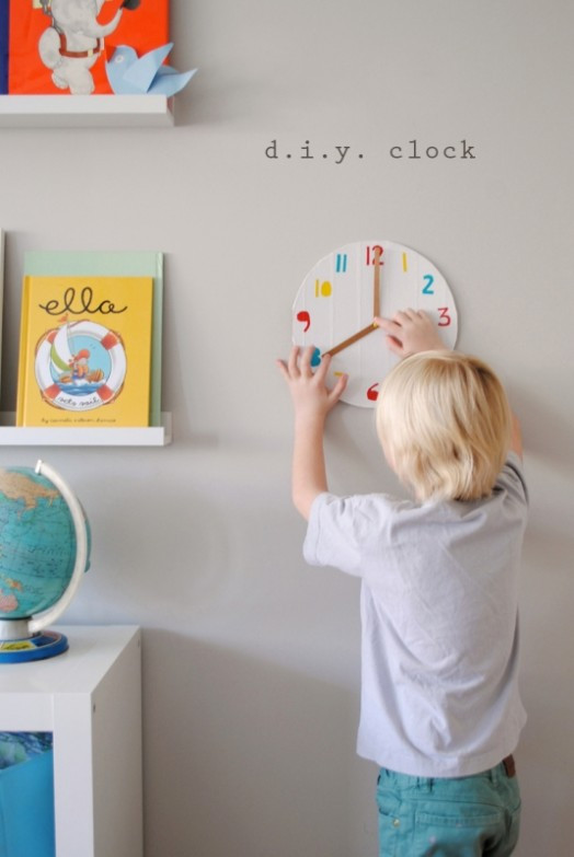 Easy Diy For Kids
 Simple DIY Kids Clock Cardboard And Duct Tape
