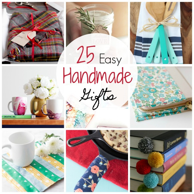 Easy DIY Gifts
 25 Quick and Easy Homemade Gift Ideas Crazy Little Projects