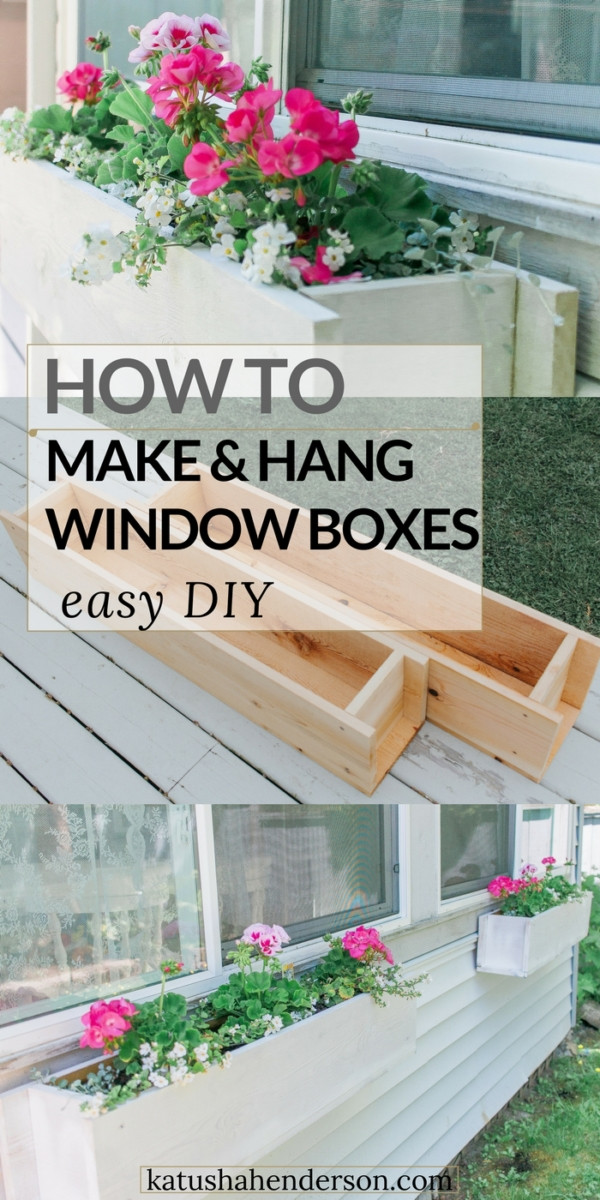 Easy DIY Window Boxes
 Easy Flower Window Box DIY