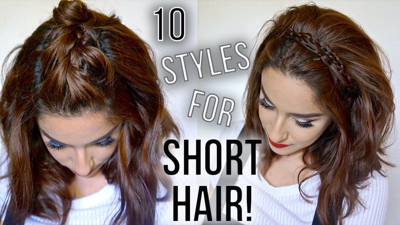 Easy Fast Hairstyles For Short Hair
 10 Hairstyles for Short Hair Quick & Easy How I