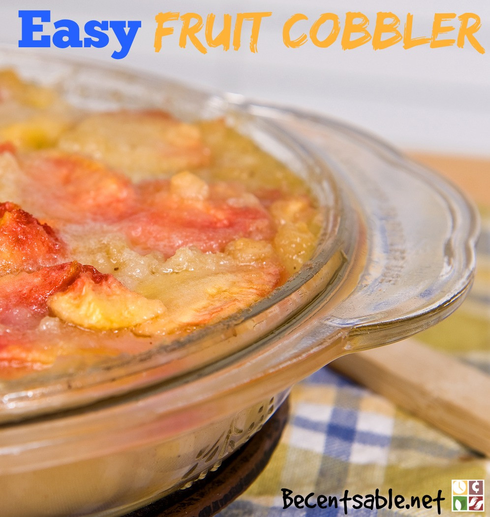 Easy Fruit Cobbler Recipe
 Easy Healthy Recipes