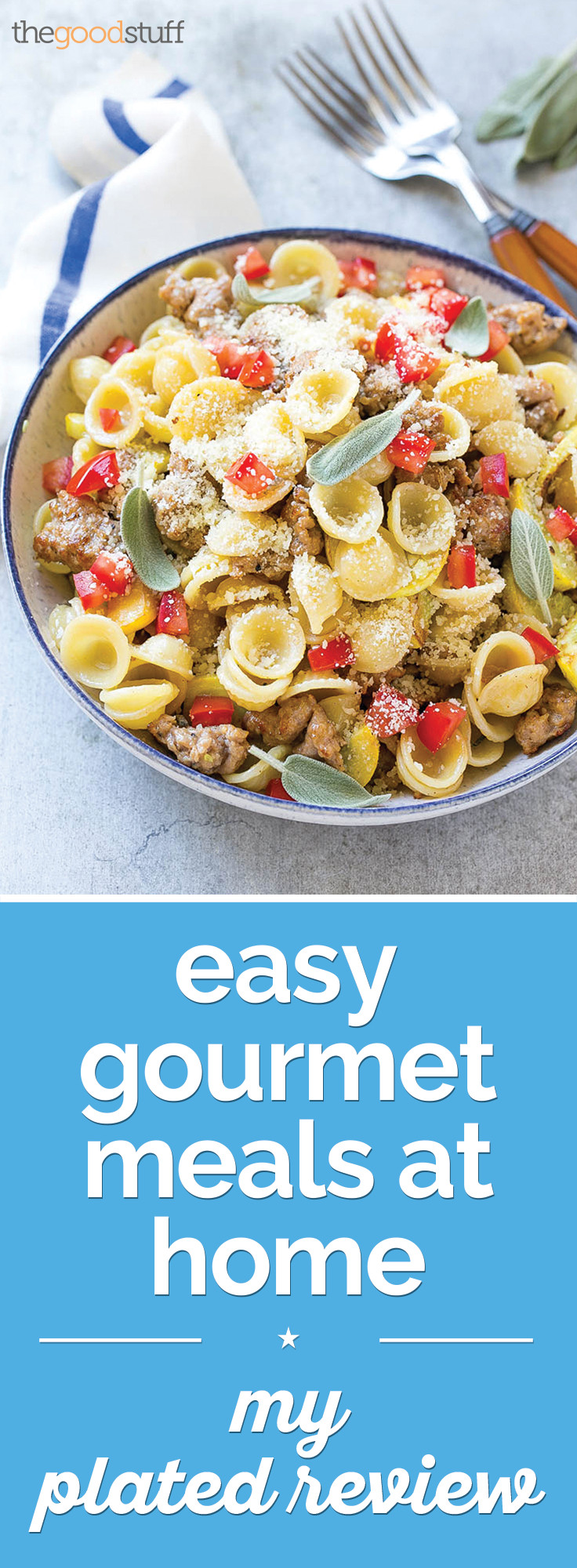Easy Gourmet Dinners
 Easy Gourmet Meals at Home My Plated Review thegoodstuff