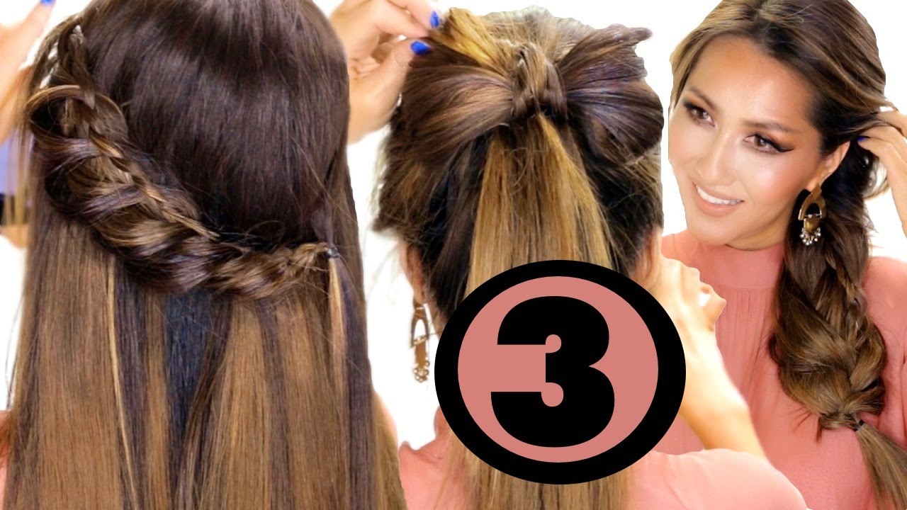 Easy Hairstyle Youtube
 3 Cute Summer HAIRSTYLES Made EASIER for YOU ★ Easy