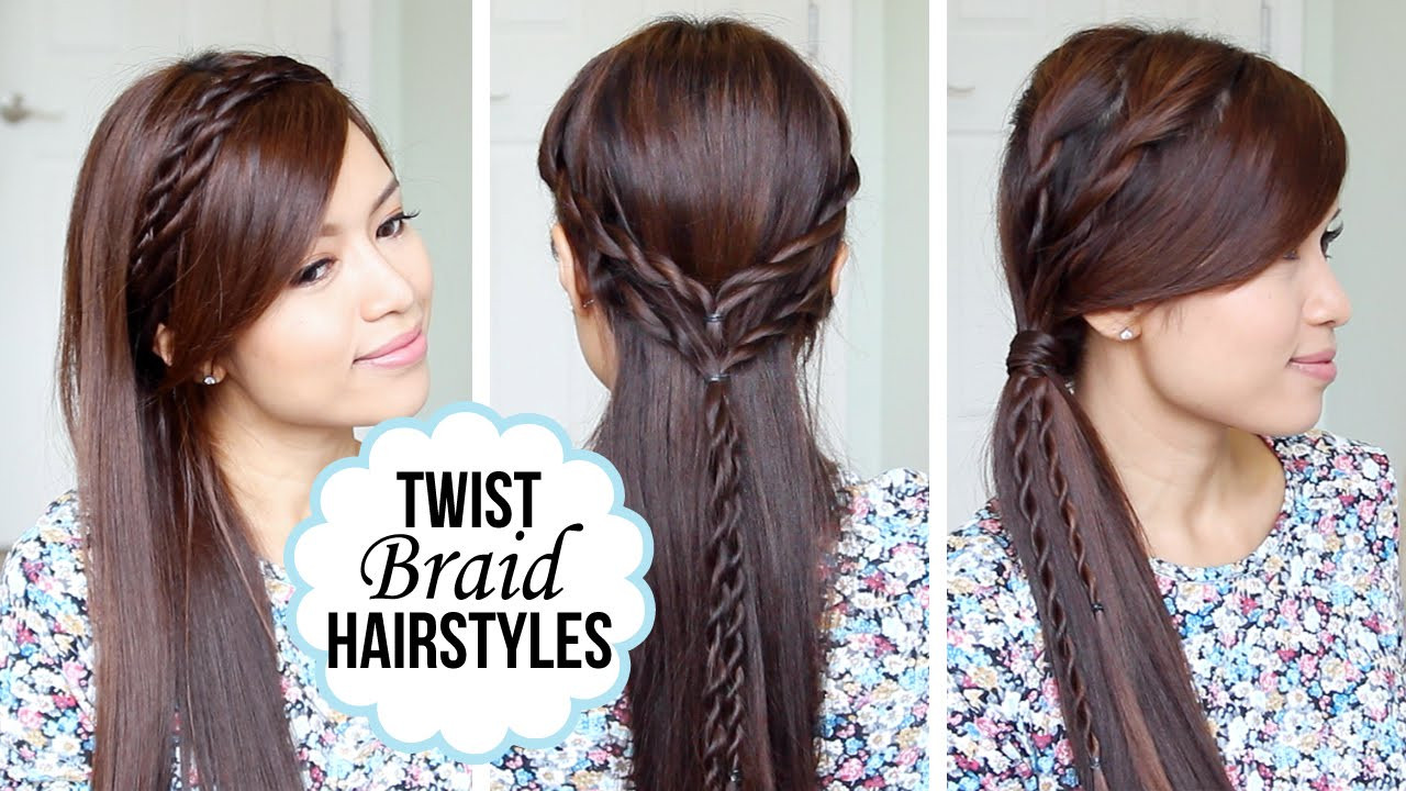 Easy Hairstyle Youtube
 Quick and Easy Hairstyles with a Twist
