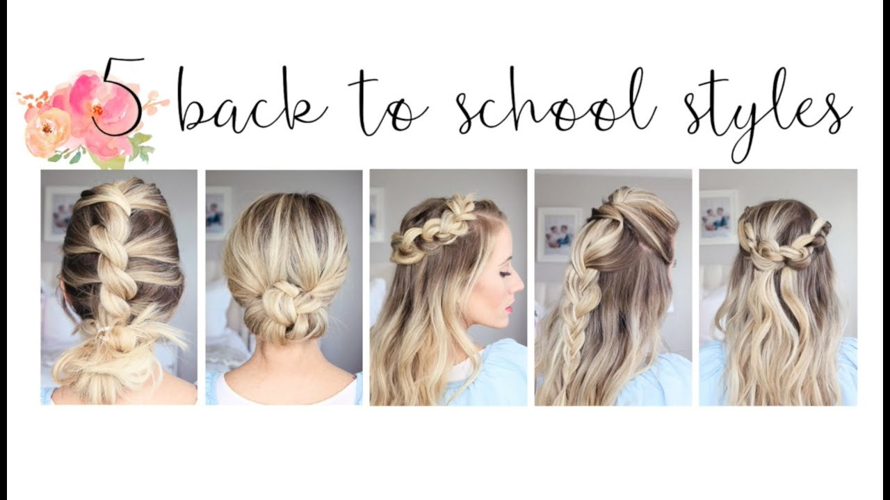 Easy Hairstyles For Long Hair For School
 5 Easy Back to School Hairstyles