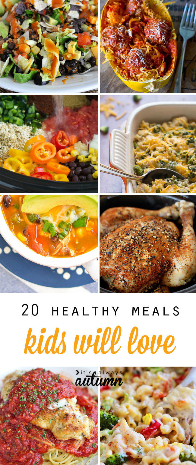 Easy Healthy Dinner Recipes For Kids
 20 healthy easy recipes your kids will actually want to