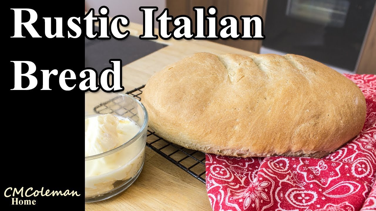 Easy Italian Bread Recipe
 Easy Rustic Italian Bread Recipe