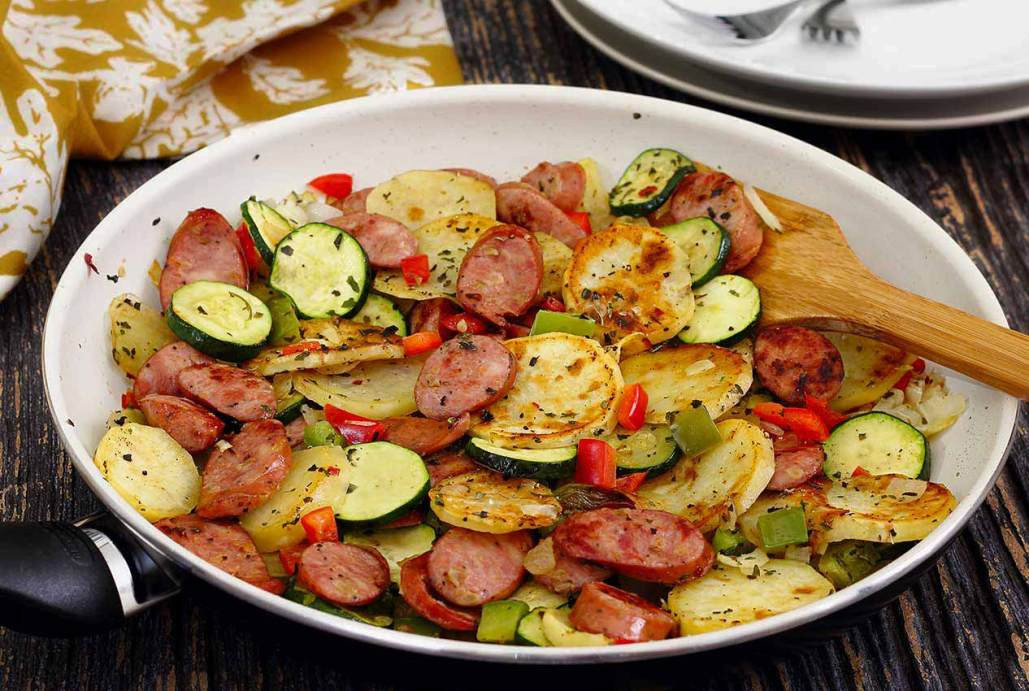 Easy Italian Sausage Recipes
 Italian Sausage & Potato Quick Skillet Recipe