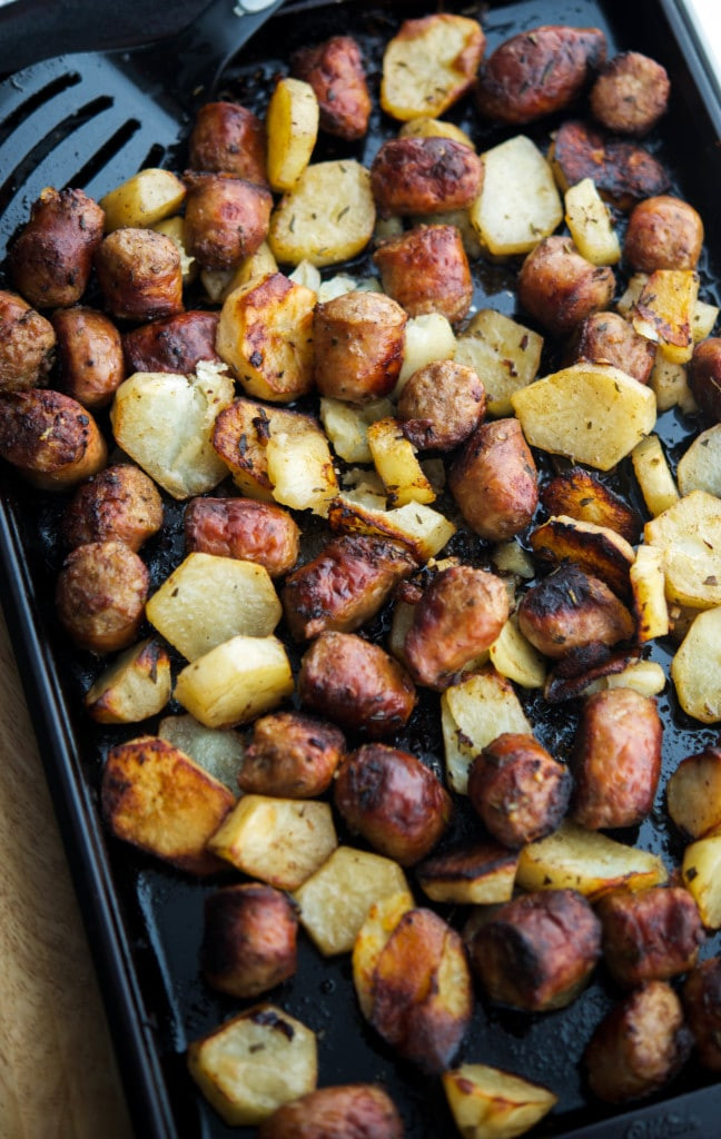 Easy Italian Sausage Recipes
 Roasted Italian Sausage & Potato Bake