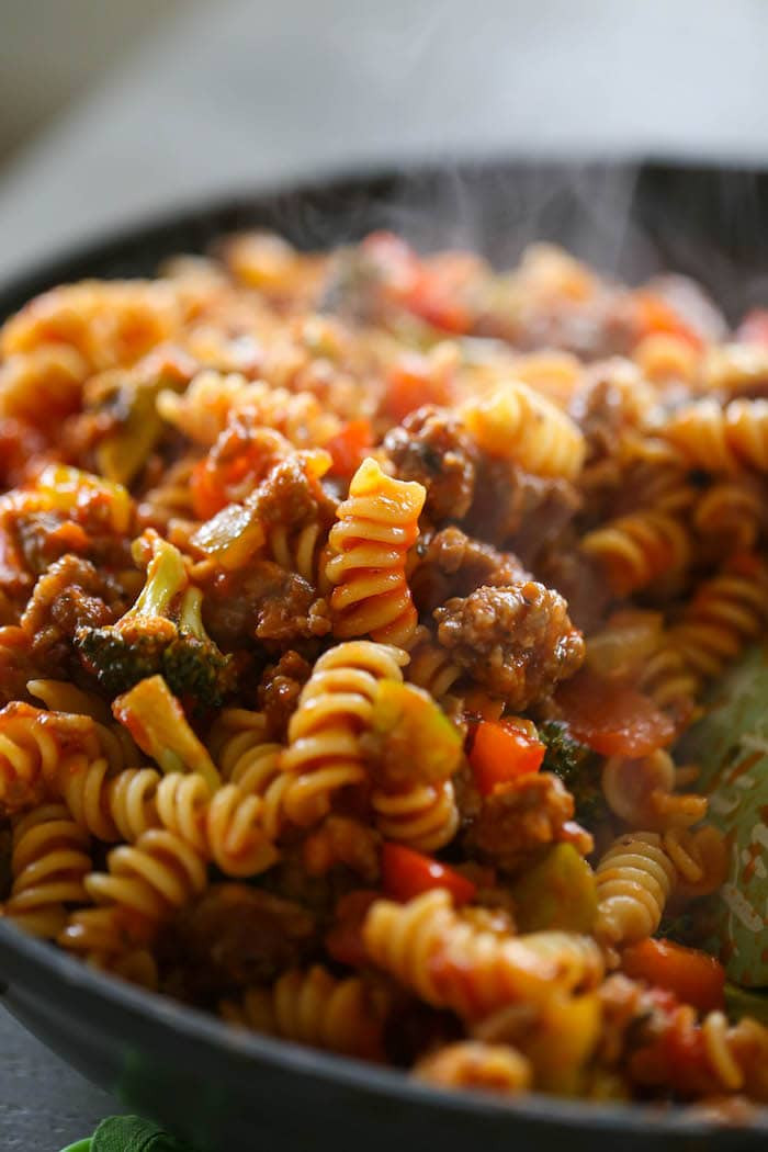 Easy Italian Sausage Recipes
 Italian Sausage & Peppers Pasta Lauren s Latest