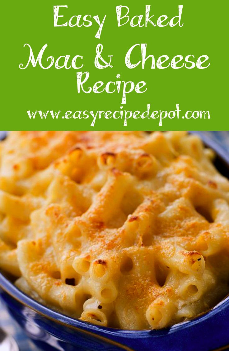 Easy Macaroni And Cheese Baked Recipe
 Easy Baked Macaroni and Cheese Recipe