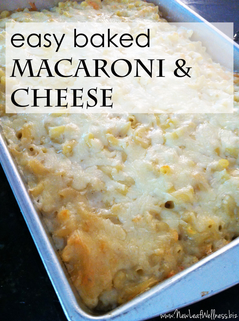 Easy Macaroni And Cheese Baked Recipe
 Mary’s easy baked macaroni and cheese recipe – New Leaf