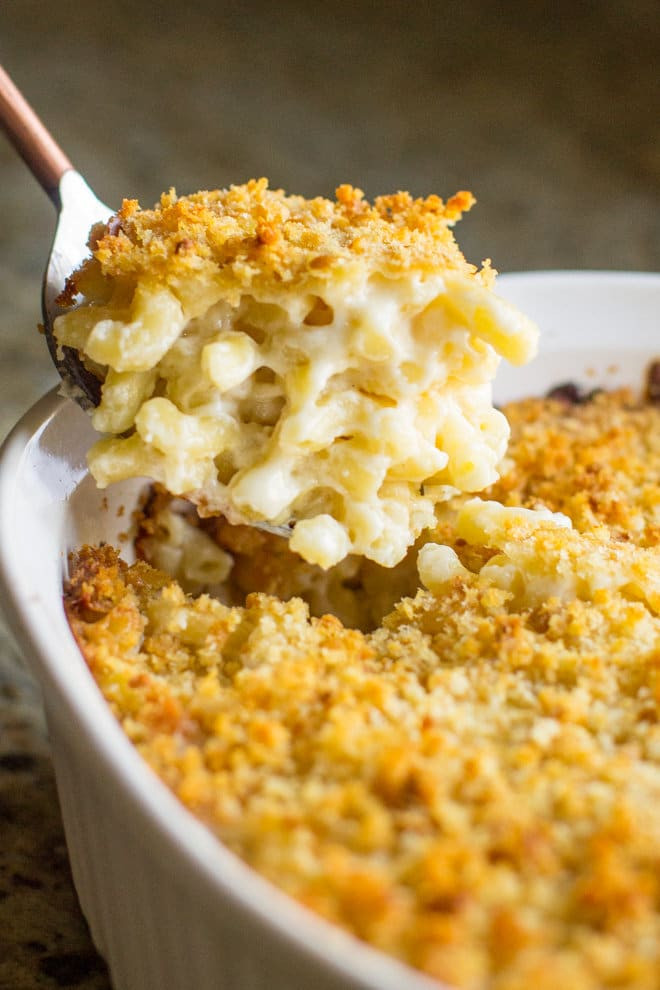 Easy Macaroni And Cheese Baked Recipe
 Baked Macaroni and Cheese with Garlic Butter Crumbs