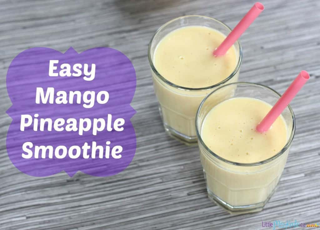 Easy Mango Smoothies
 Mango Pineapple Smoothie Dairy Free Little Miss Kate