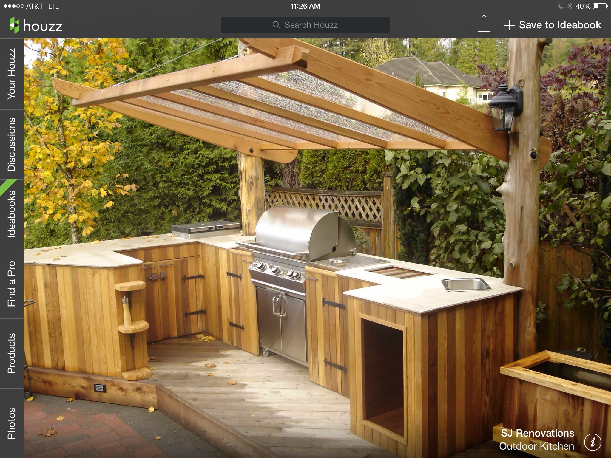 Easy Outdoor Kitchen
 Simple outdoor kitchen next house ideas