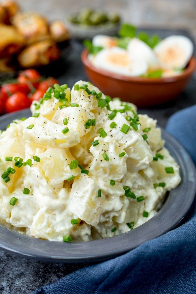 Easy Potato Salad Recipe
 Easy Creamy Potato Salad My dad’s recipe that I’ve been