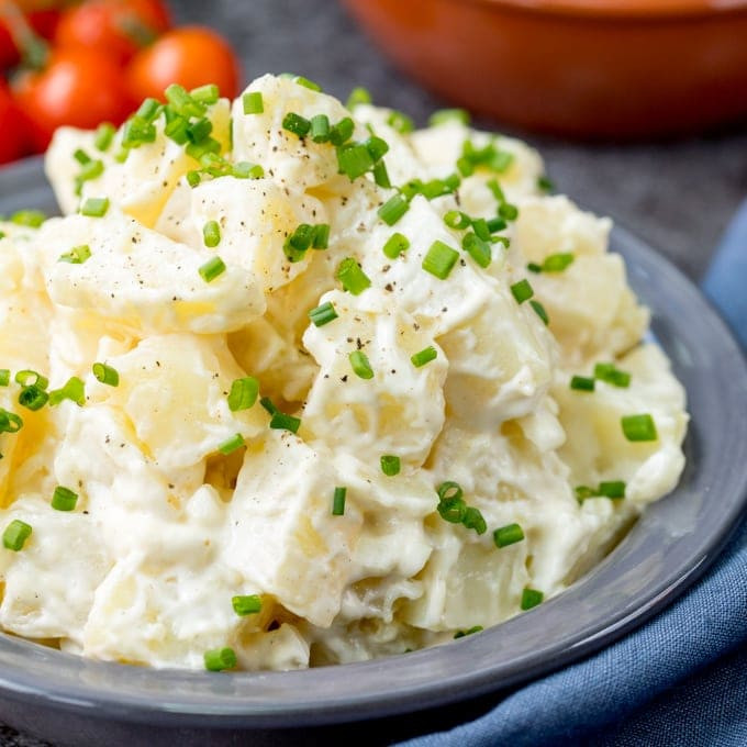 Easy Potato Salad Recipe
 Easy Creamy Potato Salad Nicky s Kitchen Sanctuary