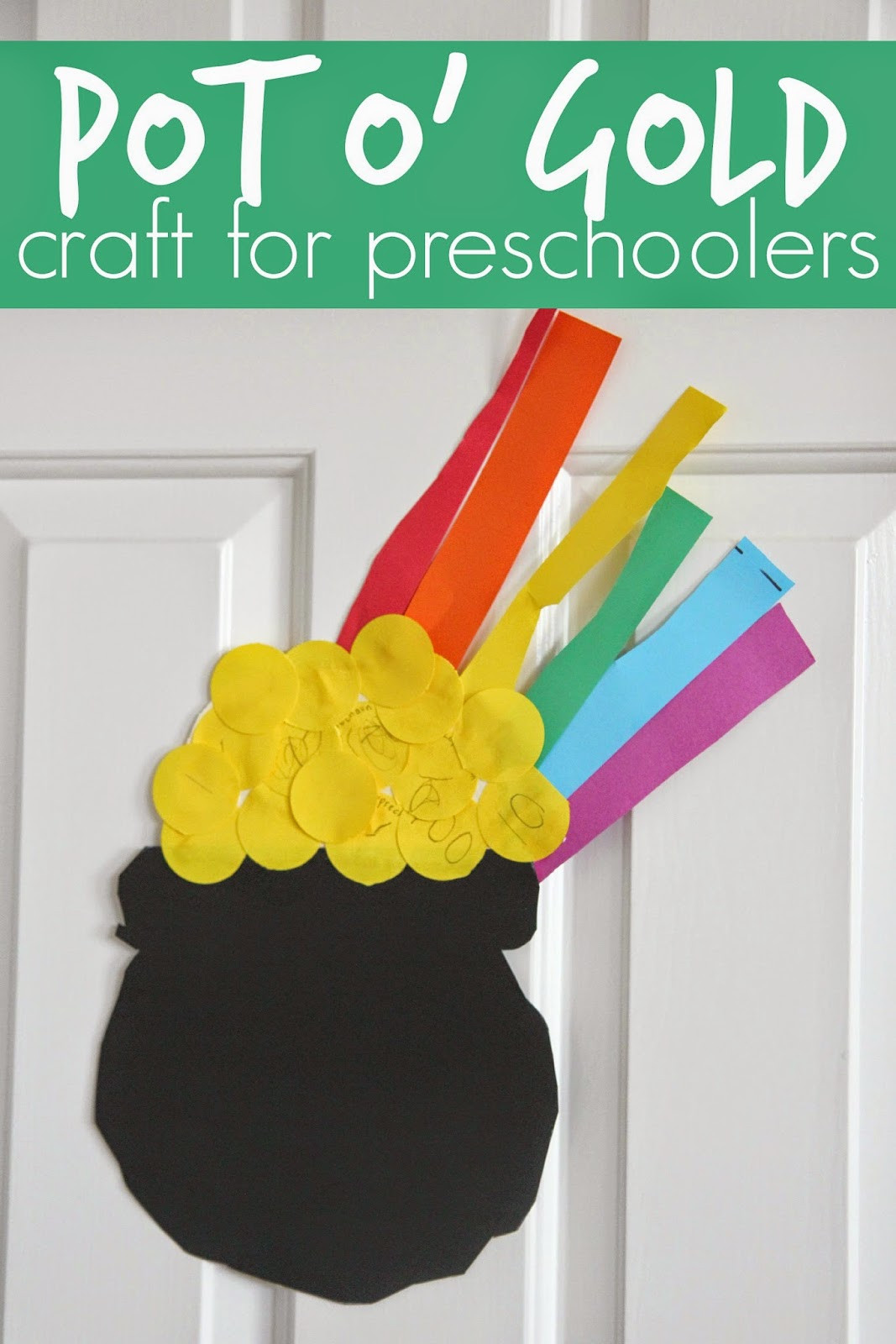 Easy Preschool Craft
 Toddler Approved Easy Preschool Cutting Craft Pot o Gold