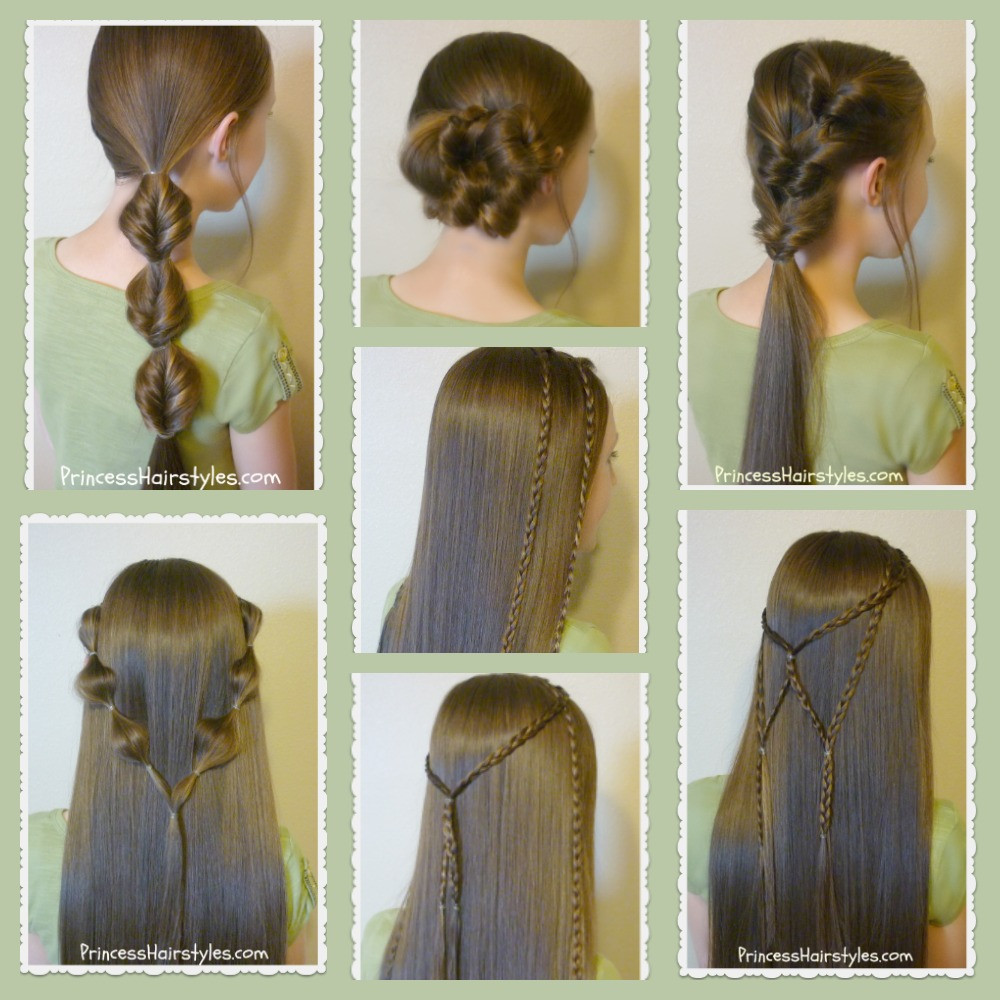 Easy Princess Hairstyles
 7 Quick & Easy Hairstyles Part 2