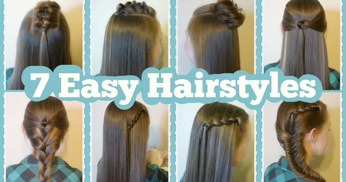 Easy Princess Hairstyles
 7 Quick & Easy Hairstyles For School