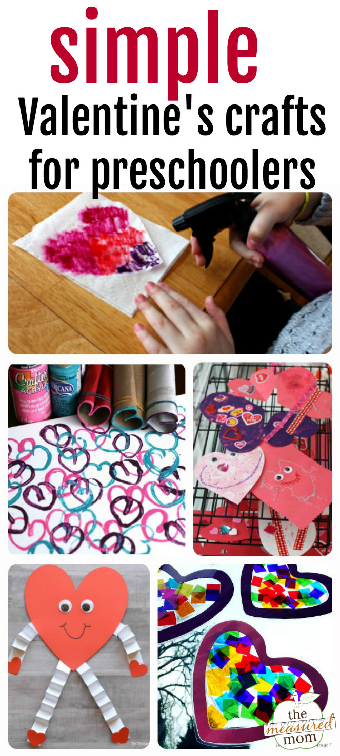 Easy Projects For Preschoolers
 Easy Valentine crafts for preschoolers The Measured Mom