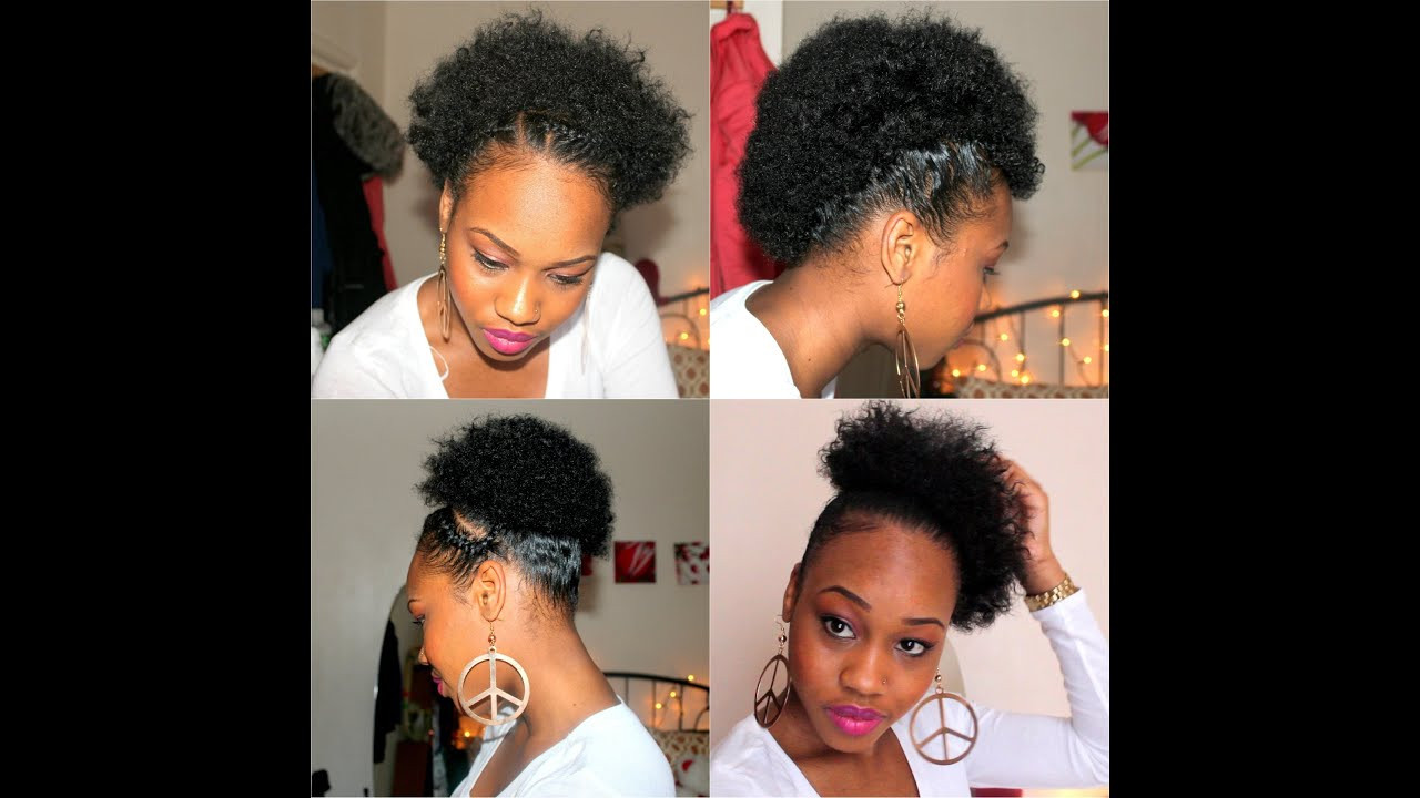 Easy Quick Natural Hairstyles
 21 Four Quick easy styles for Short Natural Hair