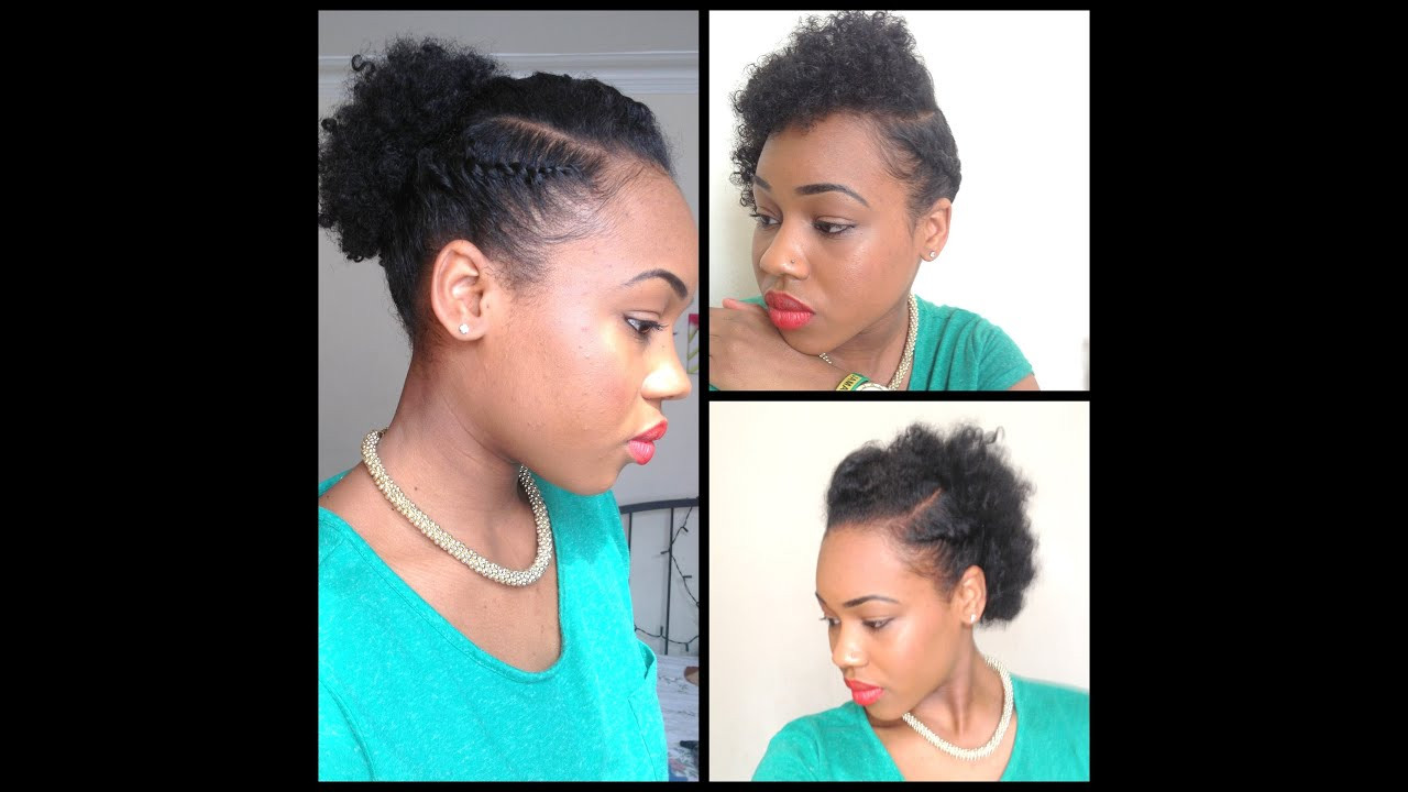 Easy Quick Natural Hairstyles
 32 3 Quick Easy style for short Natural Hair wash and