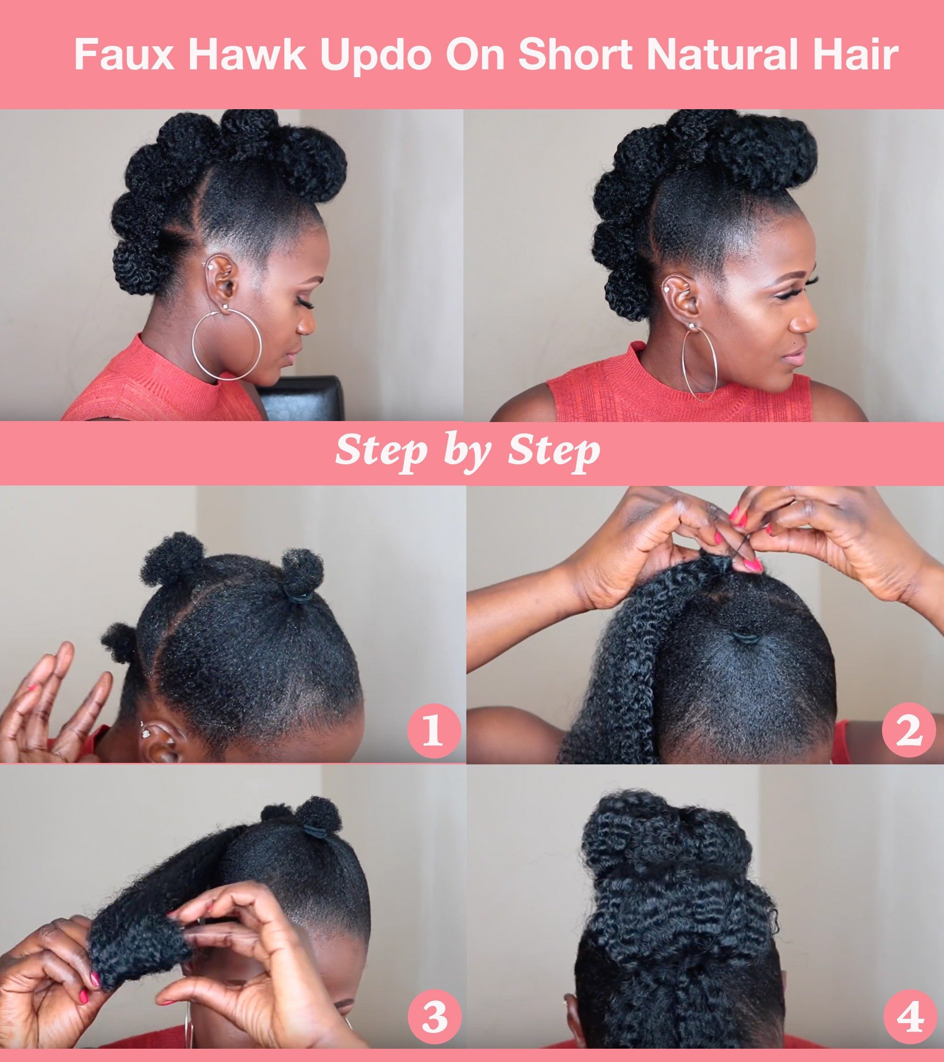 Easy Quick Natural Hairstyles
 TOP 6 Quick & Easy Natural Hair Updos
