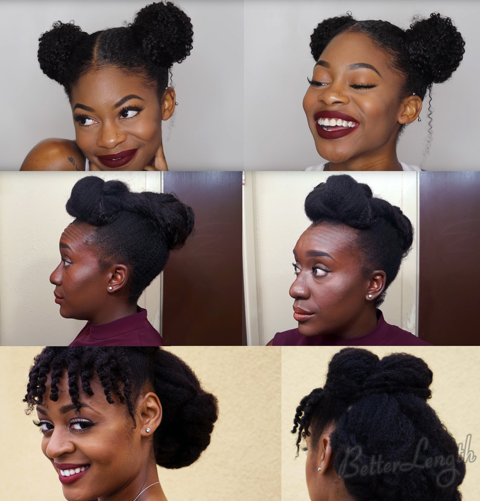 Easy Quick Natural Hairstyles
 TOP 6 Quick & Easy Natural Hair Updos