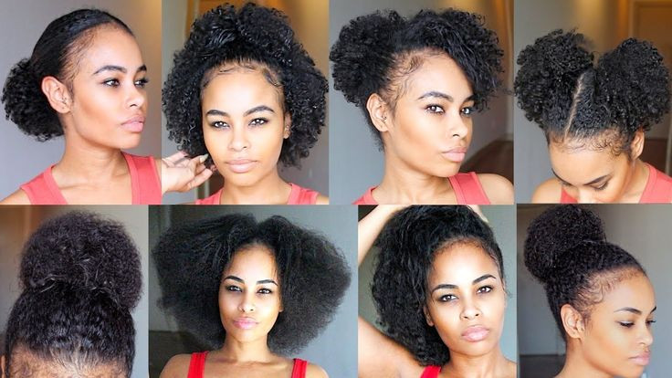 Easy Quick Natural Hairstyles
 10 QUICK & EASY Natural Hairstyles UNDER 60 Seconds for