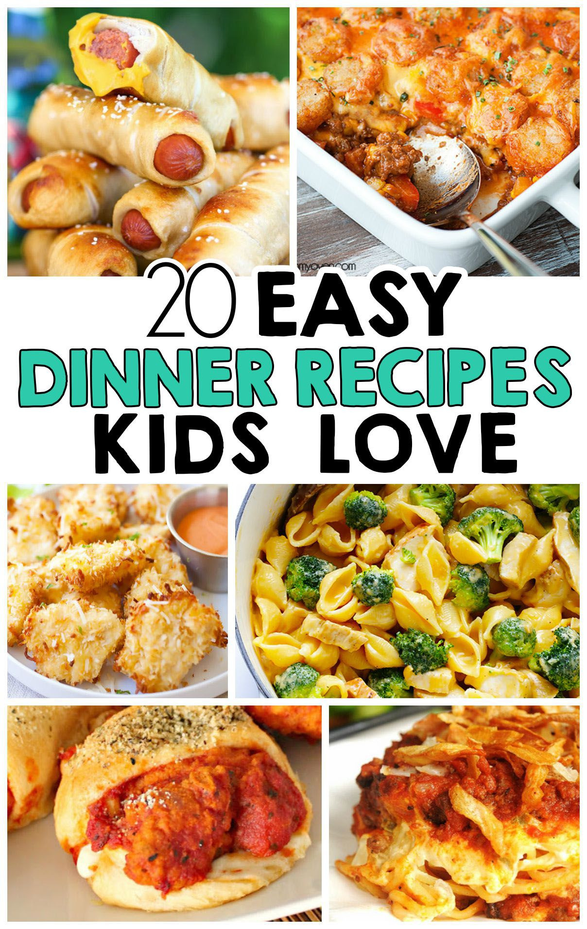 Easy Recipes To Make With Kids
 20 Easy Dinner Recipes That Kids Love