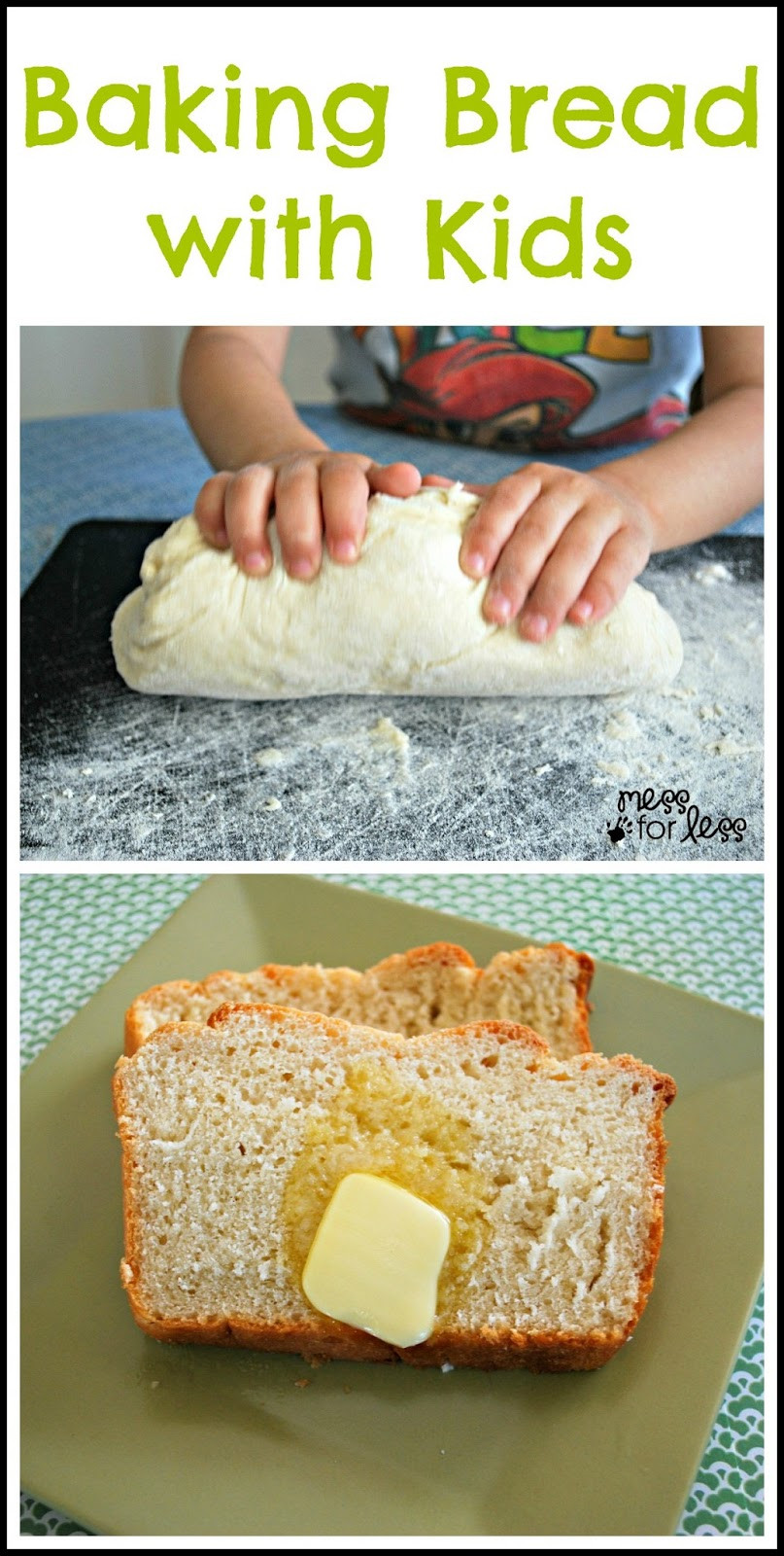 Easy Recipes To Make With Kids
 Honey Bread Recipe Food Fun Friday Mess for Less