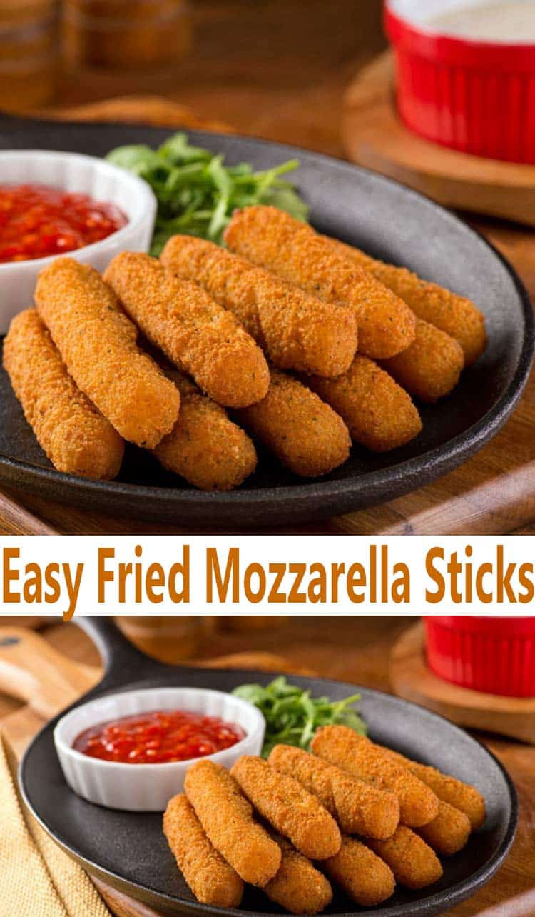 Easy Snacks Recipes
 Easy Fried Mozzarella Sticks Recipe All She Cooks