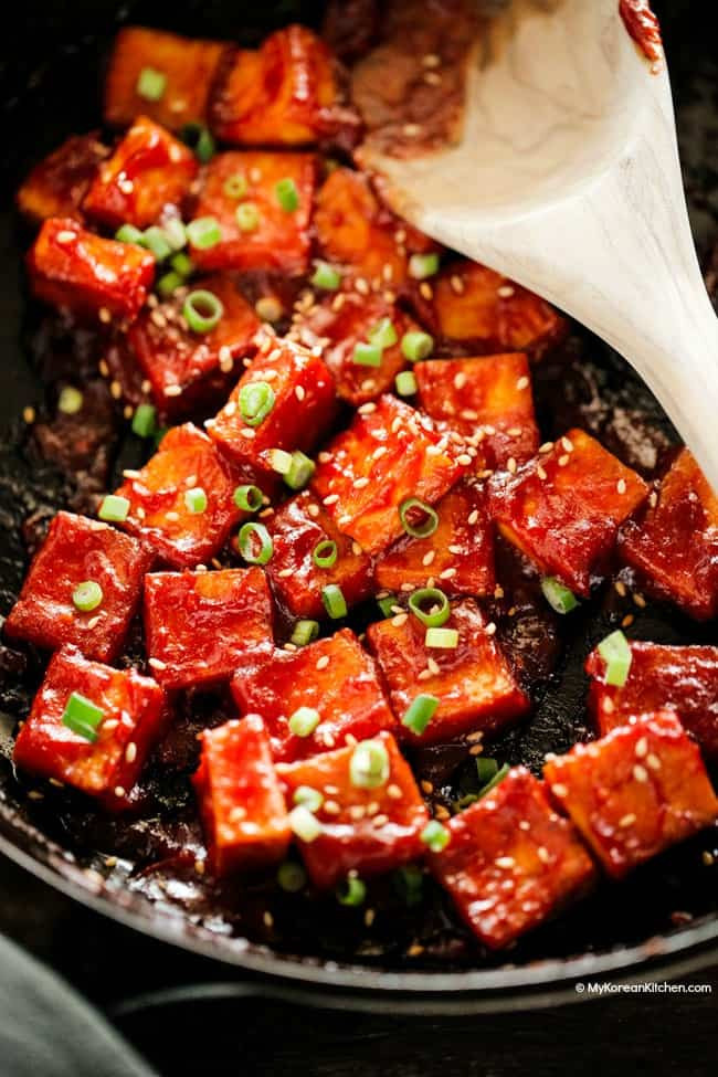 Easy Spicy Tofu Recipes
 Korean Tofu with Spicy Korean Ketchup My Korean Kitchen